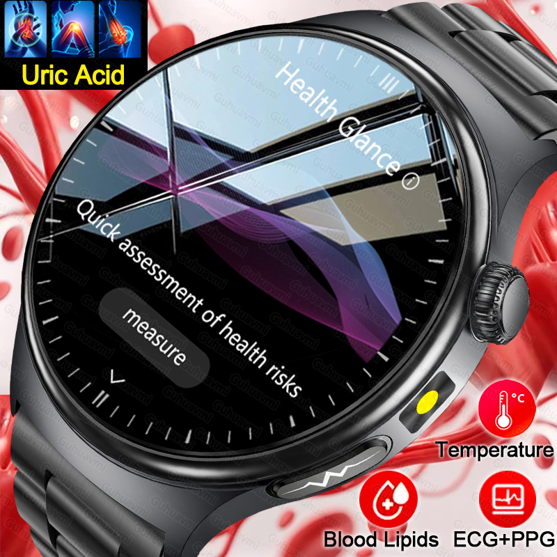 Gmt Dual Timezone Watch - 새로운 정확한 심전도 스마트워치 혈중 지질