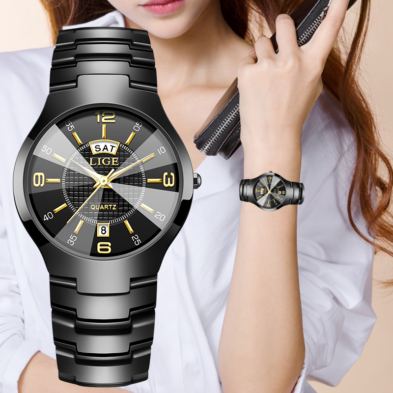 Luxury Watch Usa - LIGE 패션 우아한 여성용 손목시계 럭셔리