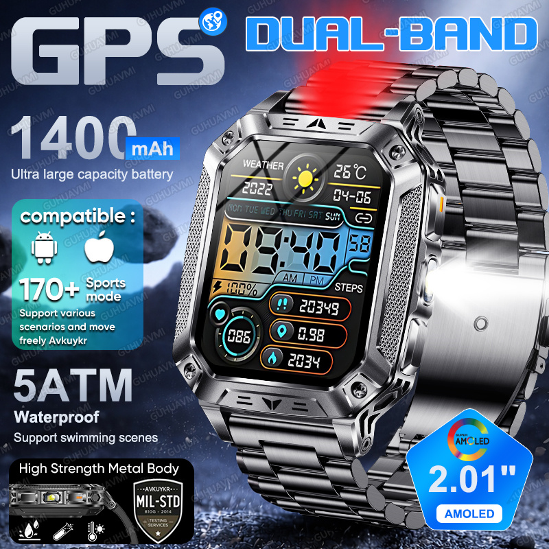 Gmt Dual Timezone Watch - 2026 듀얼 밴드 GPS 스마트 워치