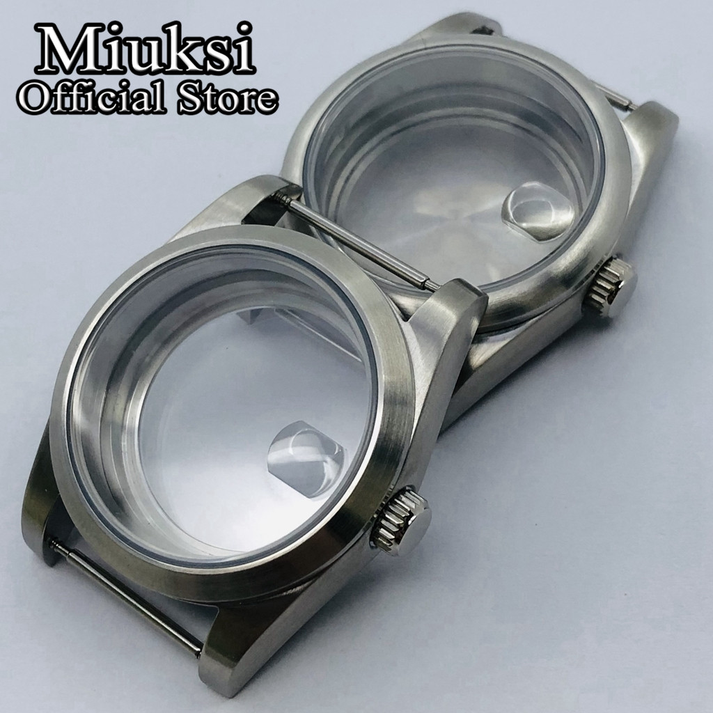 Exhibition Caseback - Miuksi 36mm/40mm 브러시 시계 케이스 사파이어
