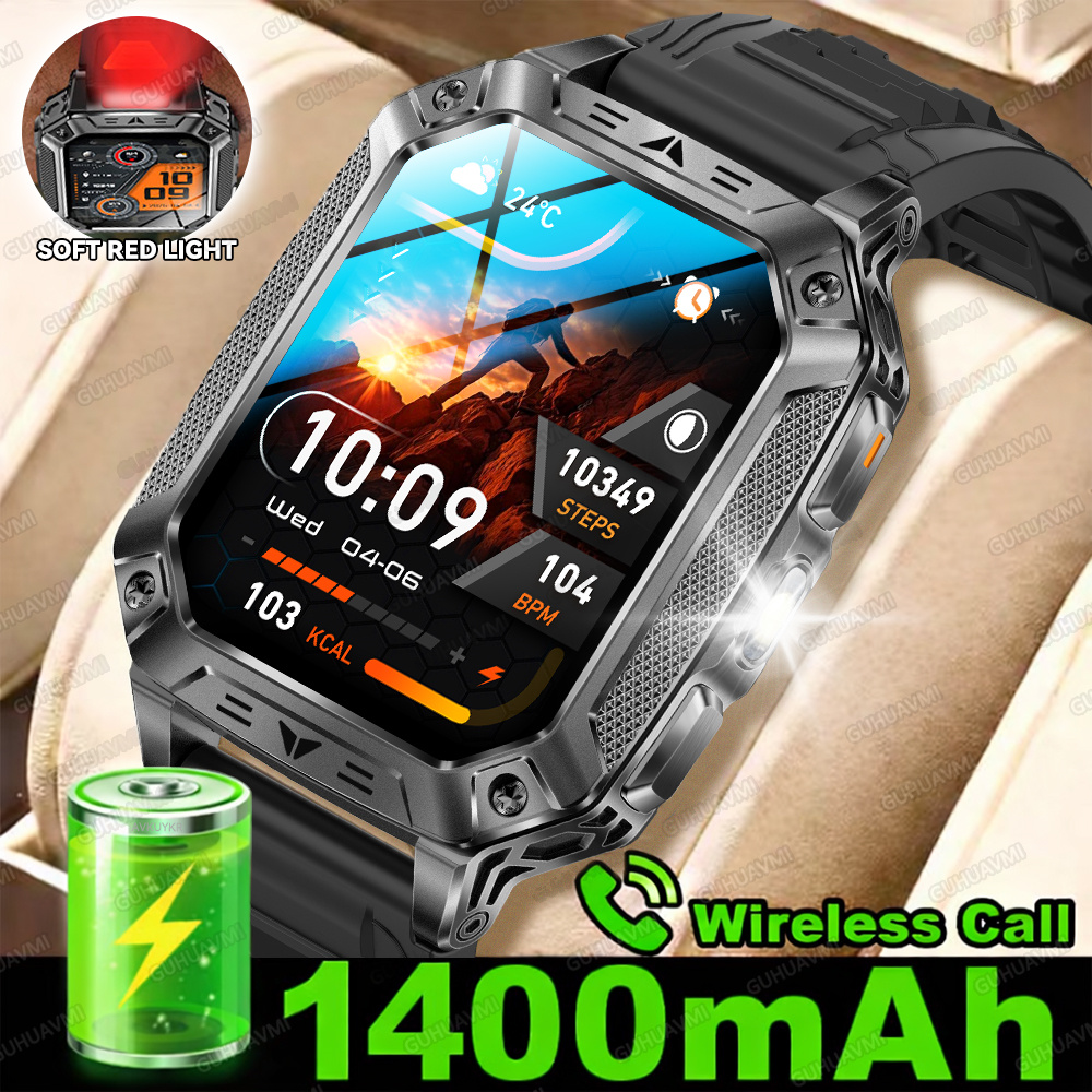 Gmt Dual Timezone Watch - 2026 새로운 울트라 1400mAh 배터리 스마트