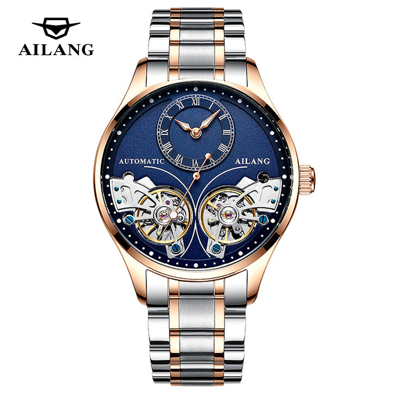 Automatic Pilot Watch - AILANG 남성용 브랜드의 새로운 패션 더블