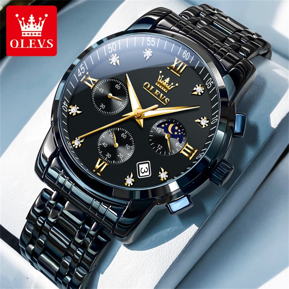 Luxury Watch Quality - OLEVS 인기 남성용 시계 스테인레스 스틸