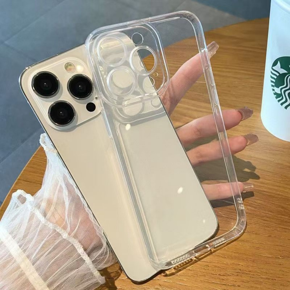 Luxury Watch Case - 심플 럭셔리 실리콘 투명 크리스탈 폰