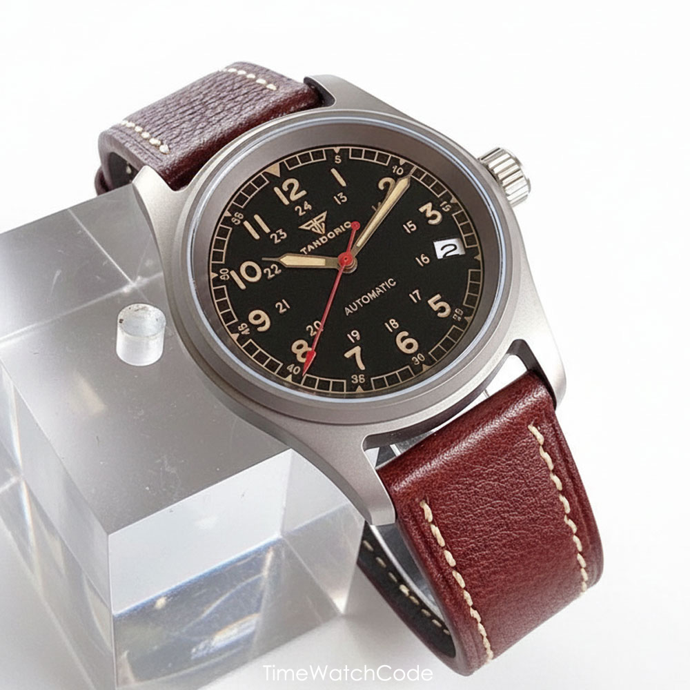 Automatic Pilot Watch - 맞춤형 시계 티타늄 NH35A 자동 시계