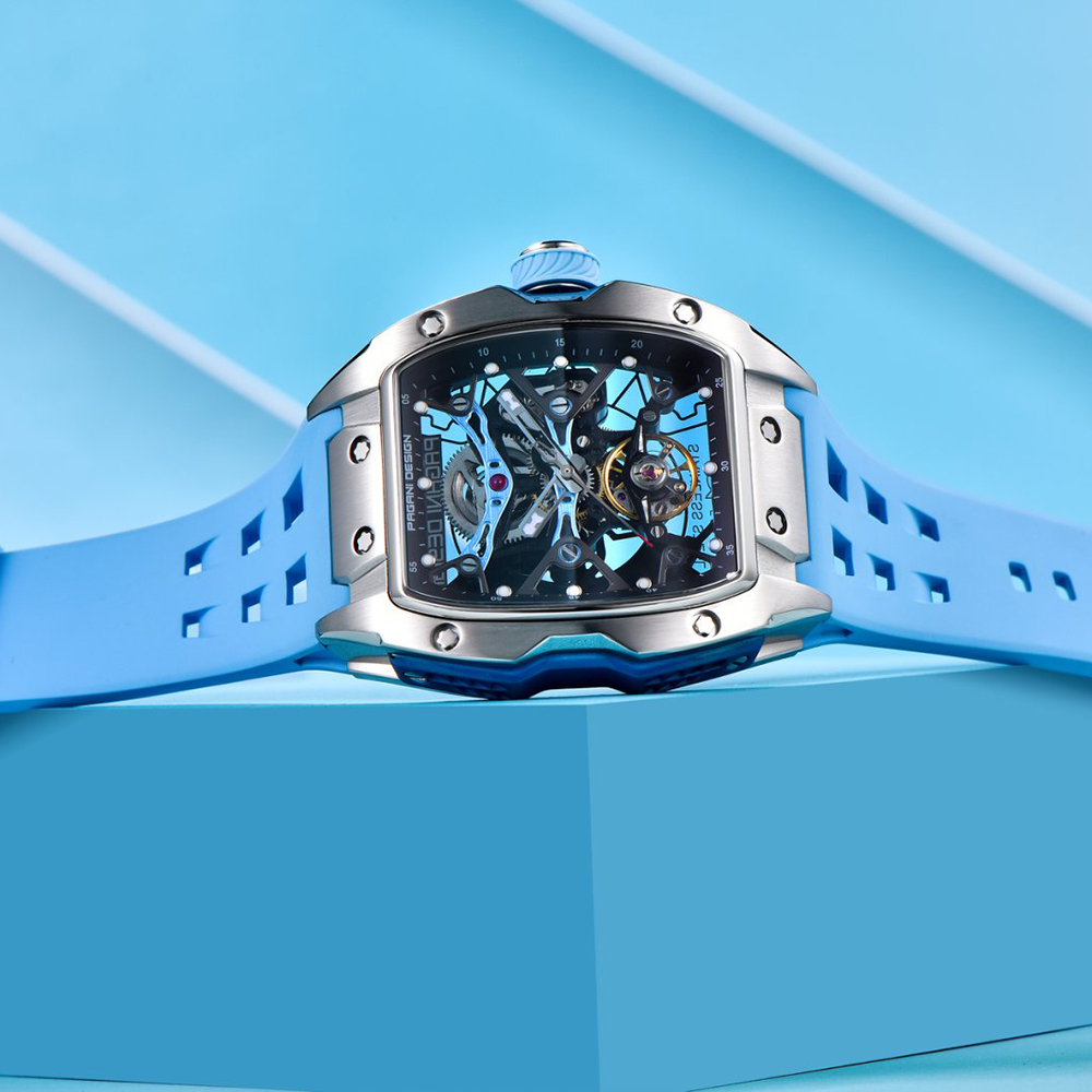 탑 파가니 디자인 스포츠 레저 시계 고급 기계식 오토매 - Automatic Pilot Watch 리뷰 및 가격