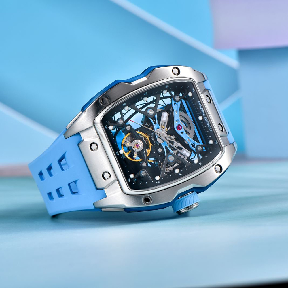 탑 파가니 디자인 스포츠 레저 시계 고급 기계식 오토매 - Automatic Pilot Watch 리뷰 및 가격