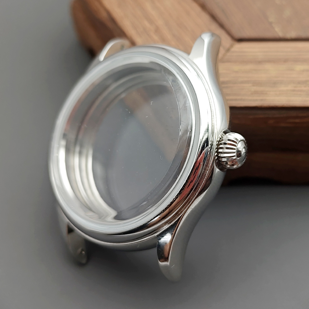 38mm 건그레이 클래식 NH35 시계 케이스 스테인리 - Exhibition Caseback 리뷰 및 가격