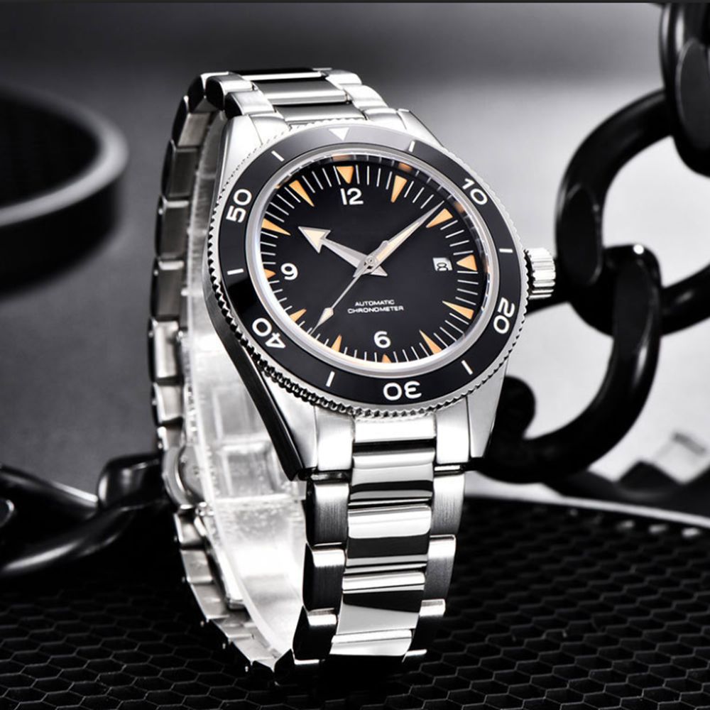 사용자 정의 로고 NH35 무브먼트 시계 10bars  - Luxury Watch Quality 리뷰 및 가격