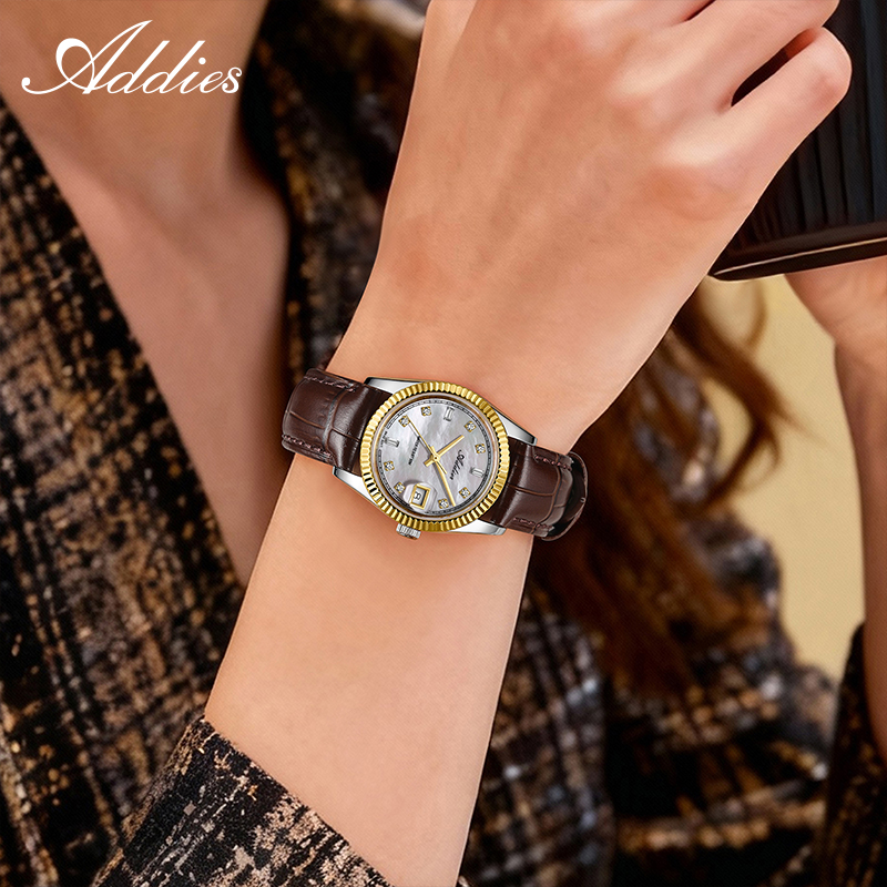 Addies 585 쿼츠 여성용 시계 28mm 고품질  - Luxury Watch Usa 리뷰 및 가격