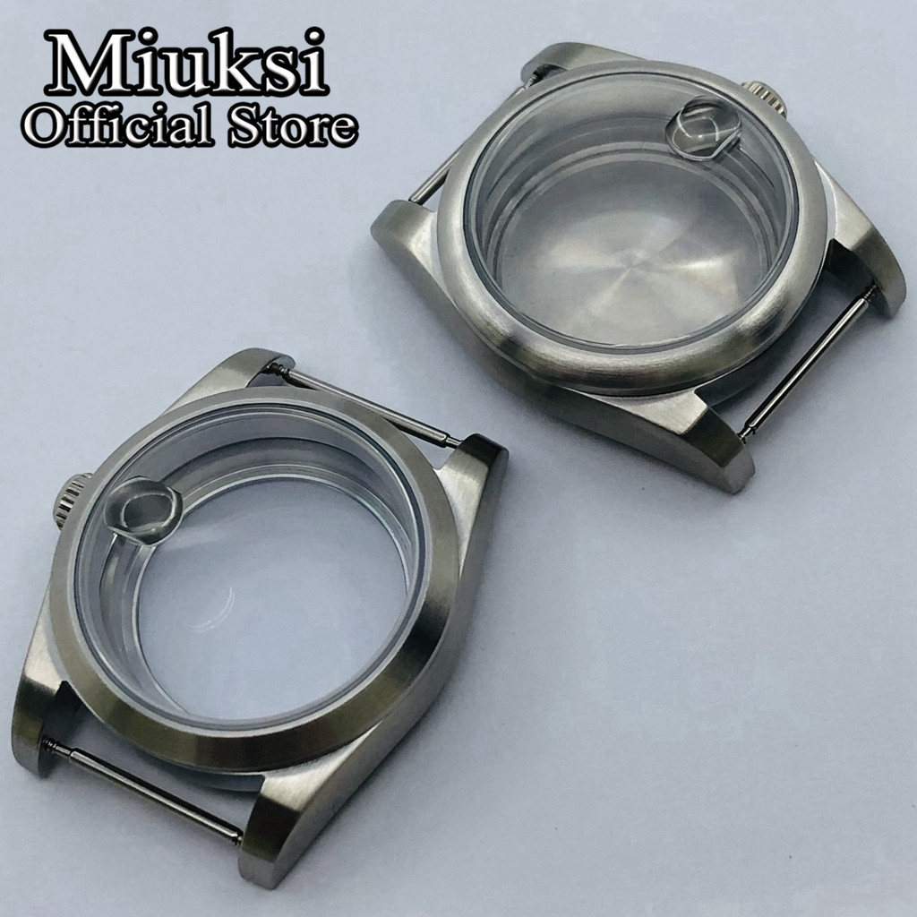 Miuksi 36mm/40mm 브러시 시계 케이스 사파 - Exhibition Caseback 리뷰 및 가격