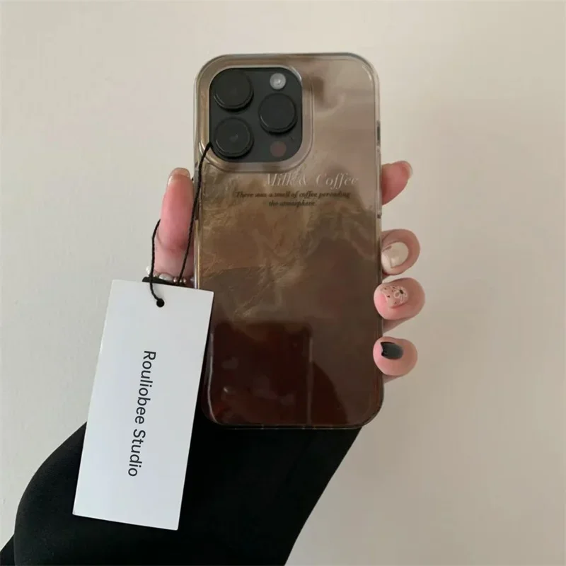 럭셔리 커피 컬러 블렌딩 그라데이션 폰 케이스 (아이폰 - Luxury Watch Case 리뷰 및 가격