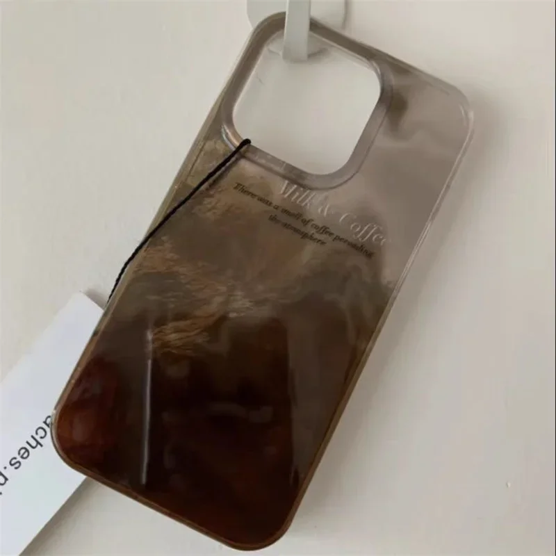 럭셔리 커피 컬러 블렌딩 그라데이션 폰 케이스 (아이폰 - Luxury Watch Case 리뷰 및 가격