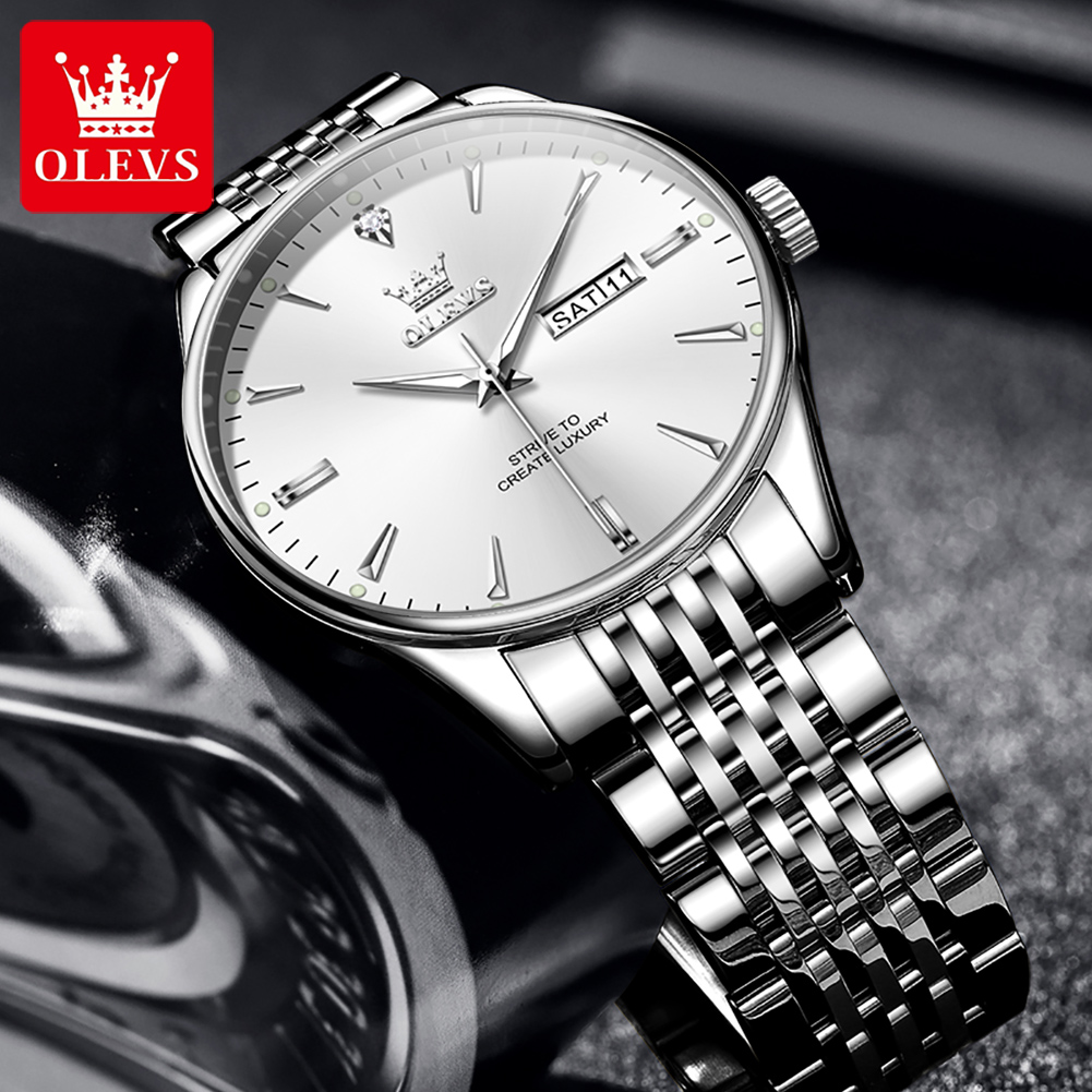 OLEVS 2929 남성 쿼츠 시계 오리지널 방수 비즈 - Luxury Watch Longines 리뷰 및 가격