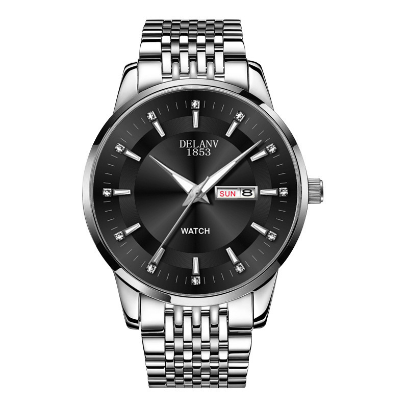 남성용 시계, 대형 다이얼 패션 비즈니스 듀얼 캘린더  - Luxury Watch Longines 리뷰 및 가격