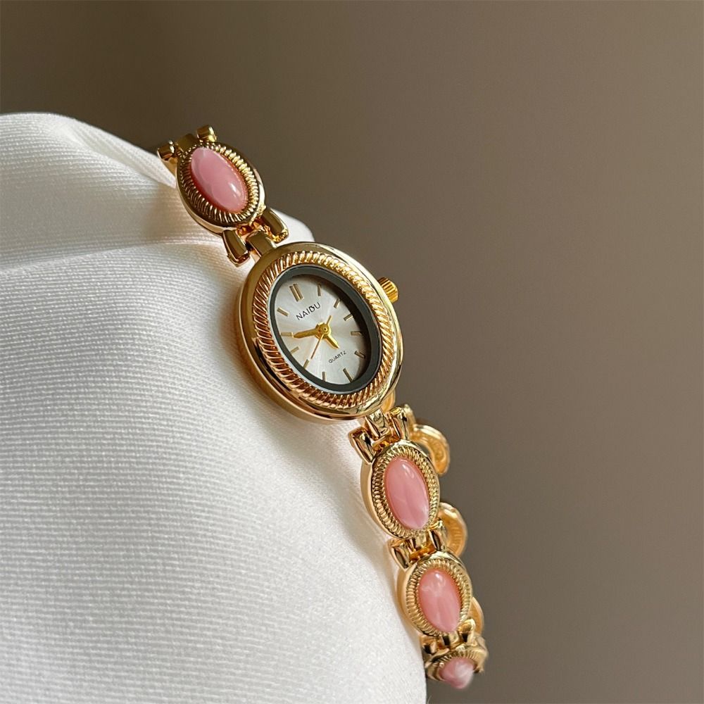 새로운 빈티지 컬러 보석 여성용 시계 우아한 타원형 쿼 - Luxury Watch Vintage 리뷰 및 가격