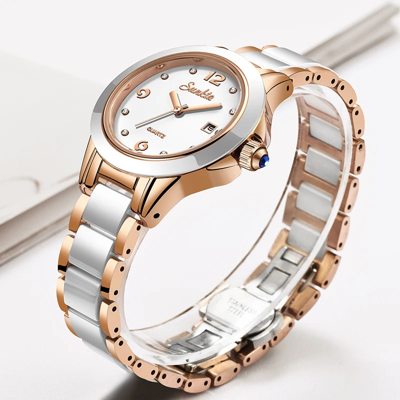 Sunkta 패션 캐주얼 쿼츠 여성 시계 우아한 럭셔리 - Luxury Watch Usa 리뷰 및 가격