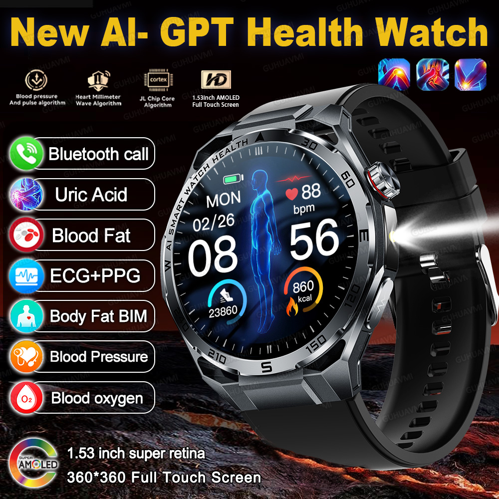 2026년 신형 정확한 AI 진단 스마트워치 체지방 E - Gmt Dual Timezone Watch 리뷰 및 가격