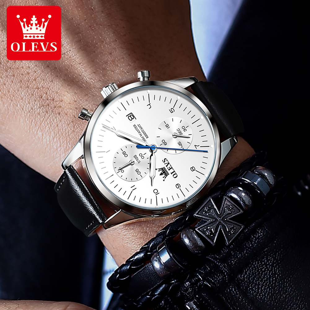 OLEVS 오리지널 남성용 시계 남성용 탑 브랜드 크로 - Luxury Watch Longines 리뷰 및 가격