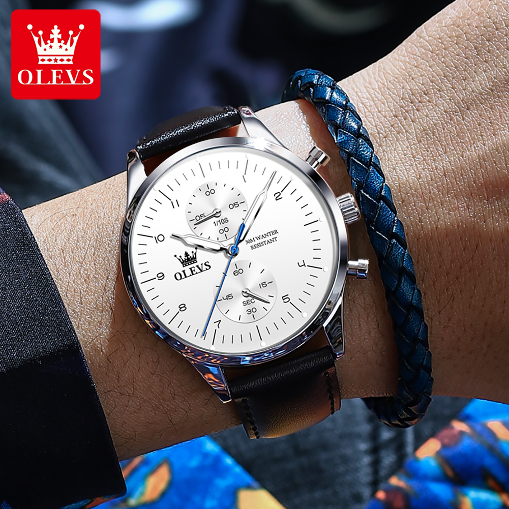OLEVS 오리지널 남성용 시계 남성용 탑 브랜드 크로 - Luxury Watch Longines 리뷰 및 가격