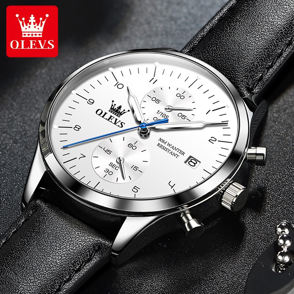OLEVS 오리지널 남성용 시계 남성용 탑 브랜드 크로 - Luxury Watch Longines 리뷰 및 가격