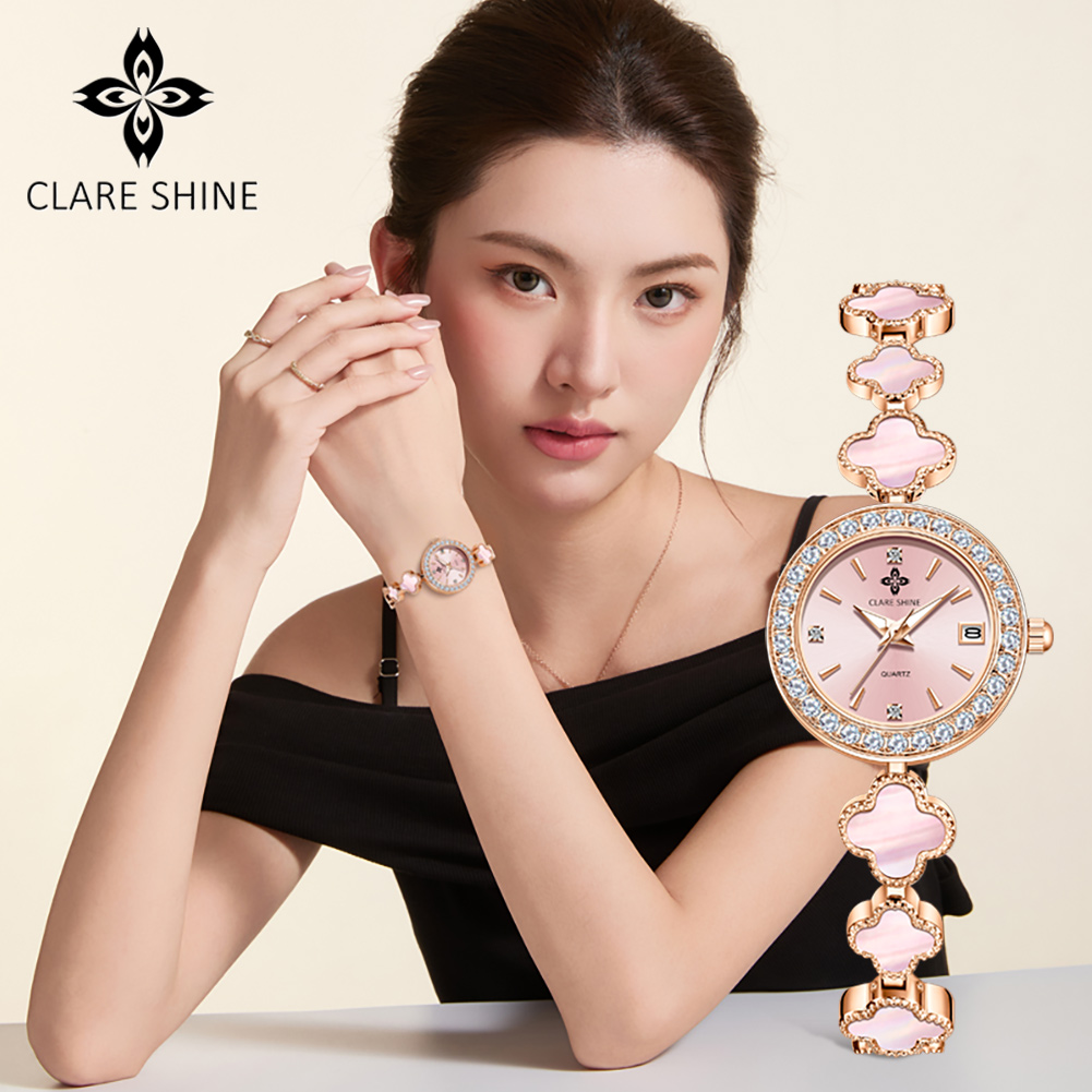 클레어 샤인 7701 럭키 시리즈 스몰 럭키 포리프 클 - Luxury Watch Usa 리뷰 및 가격