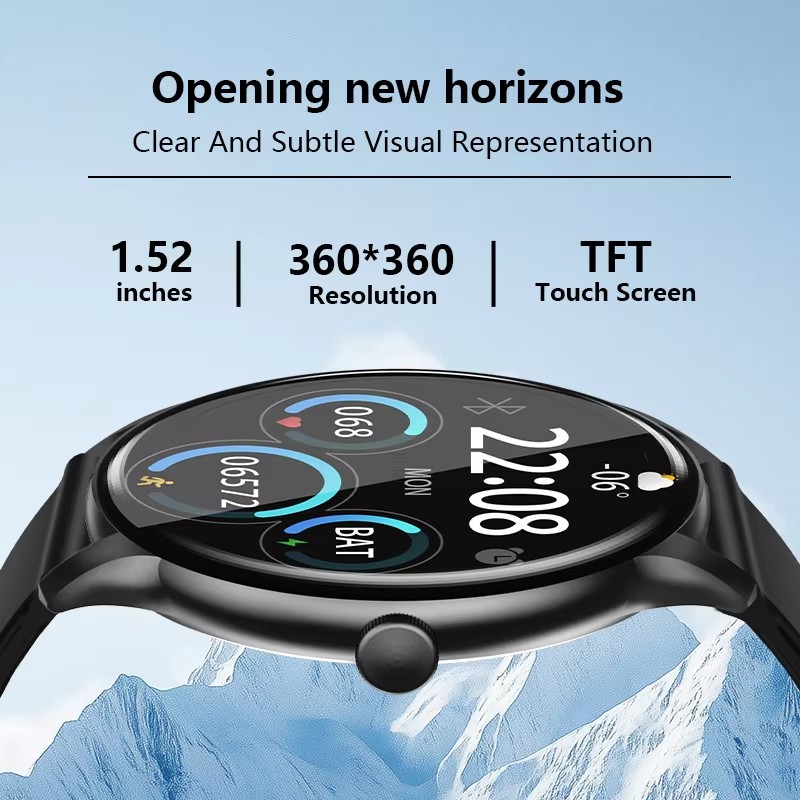2025 새로운 스마트워치 심박수 수면 건강 모니터 블 - Gmt Dual Timezone Watch 리뷰 및 가격