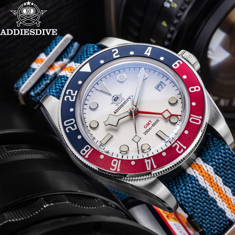 ADDIESDIVE 515-24H 듀얼 타임존 GMT  - Gmt Dual Timezone Watch 리뷰 및 가격