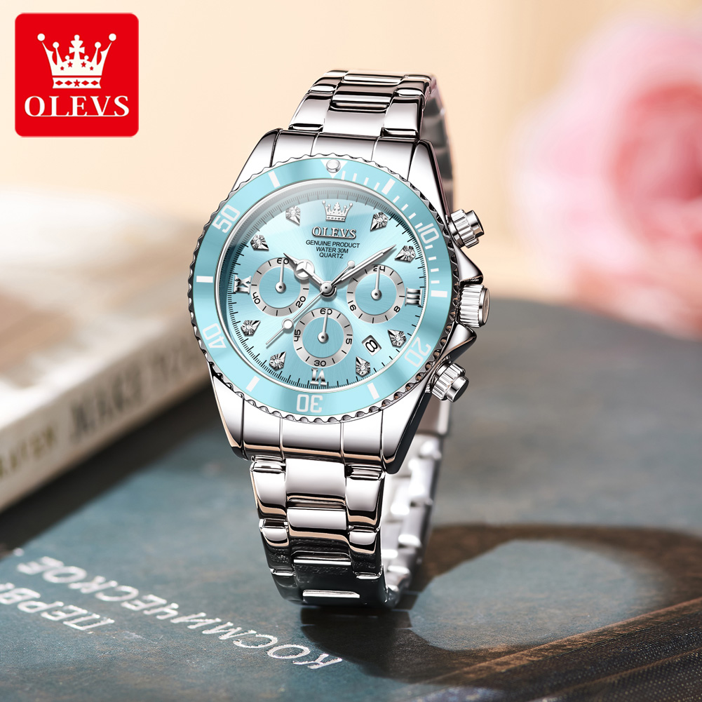 OLEVS 여성용 시계 5632 우아한 오리지널 쿼츠  - Luxury Watch Usa 리뷰 및 가격