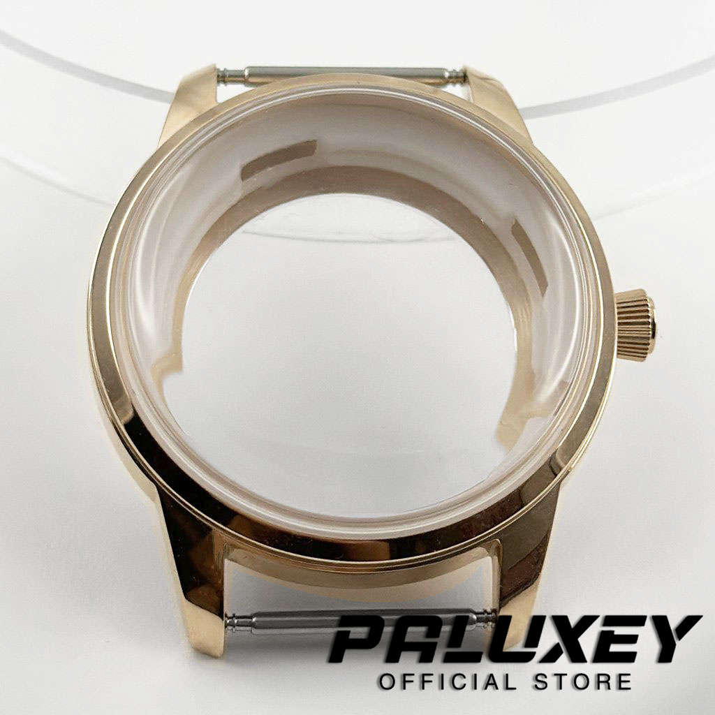 40MM 로즈 골드 칵테일 스테인리스 스틸 S 크라운  - Exhibition Caseback 리뷰 및 가격