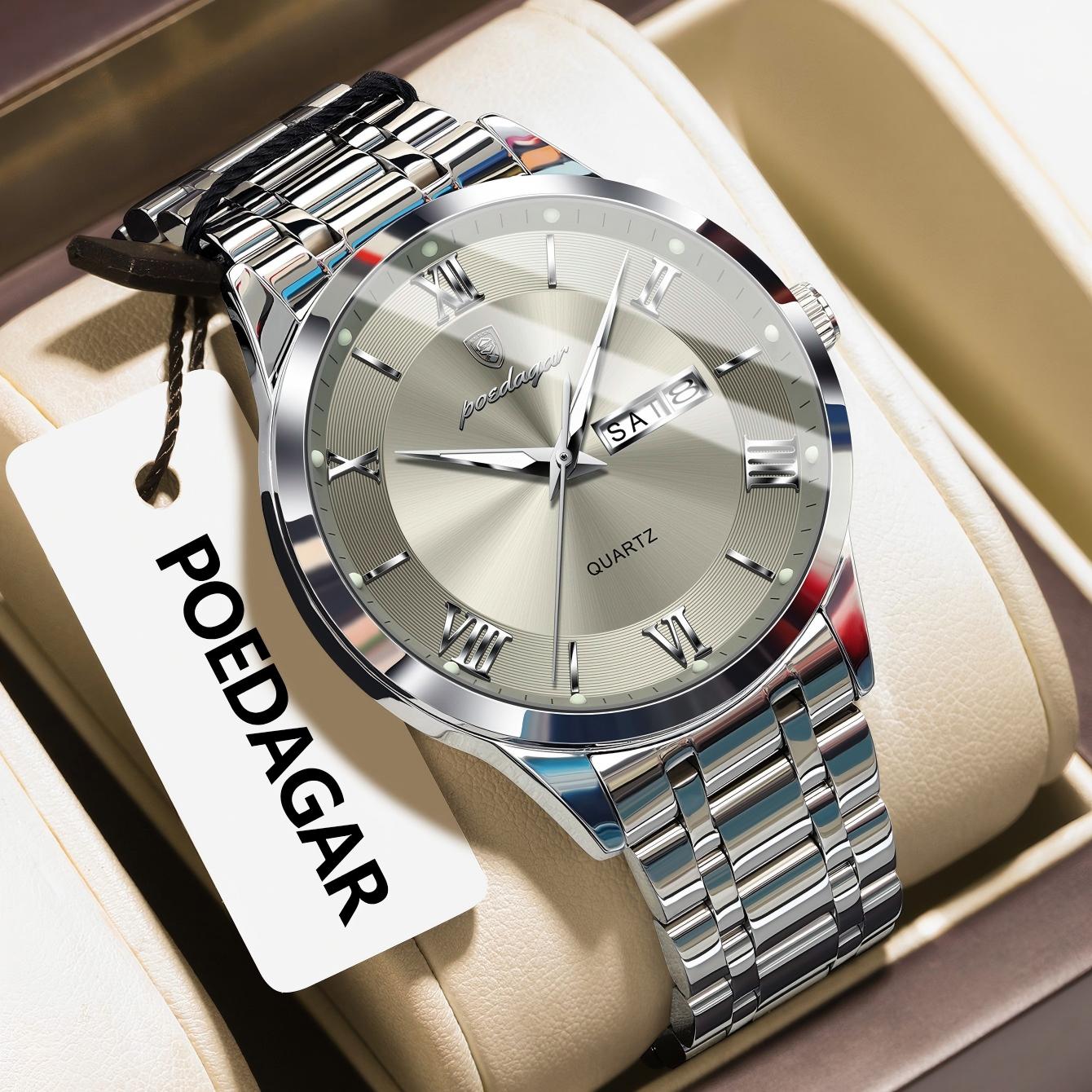 포에다가 패션 명품 남성 손목시계 방수 야광 요일 날짜 - Luxury Watch Longines 리뷰 및 가격