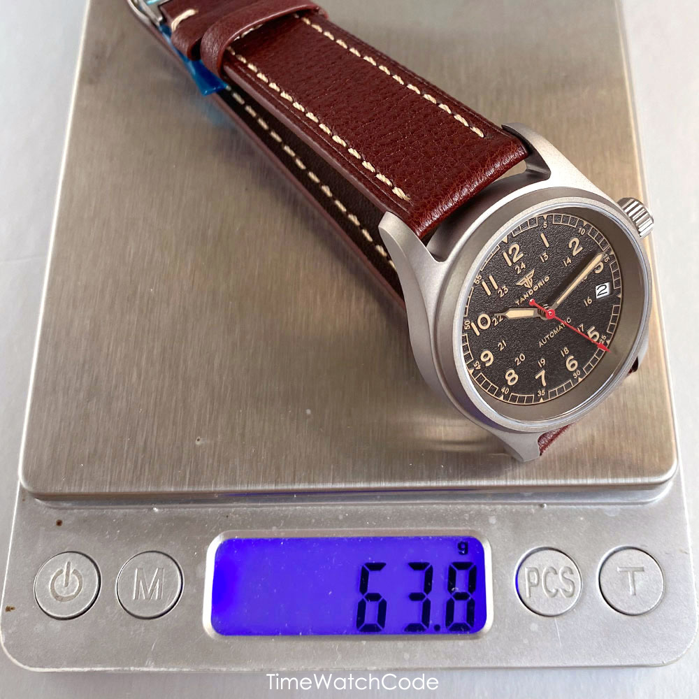맞춤형 시계 티타늄 NH35A 자동 시계 남성용 파일럿 - Automatic Pilot Watch 리뷰 및 가격